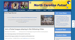 Desktop Screenshot of northcarolinafutsal.com
